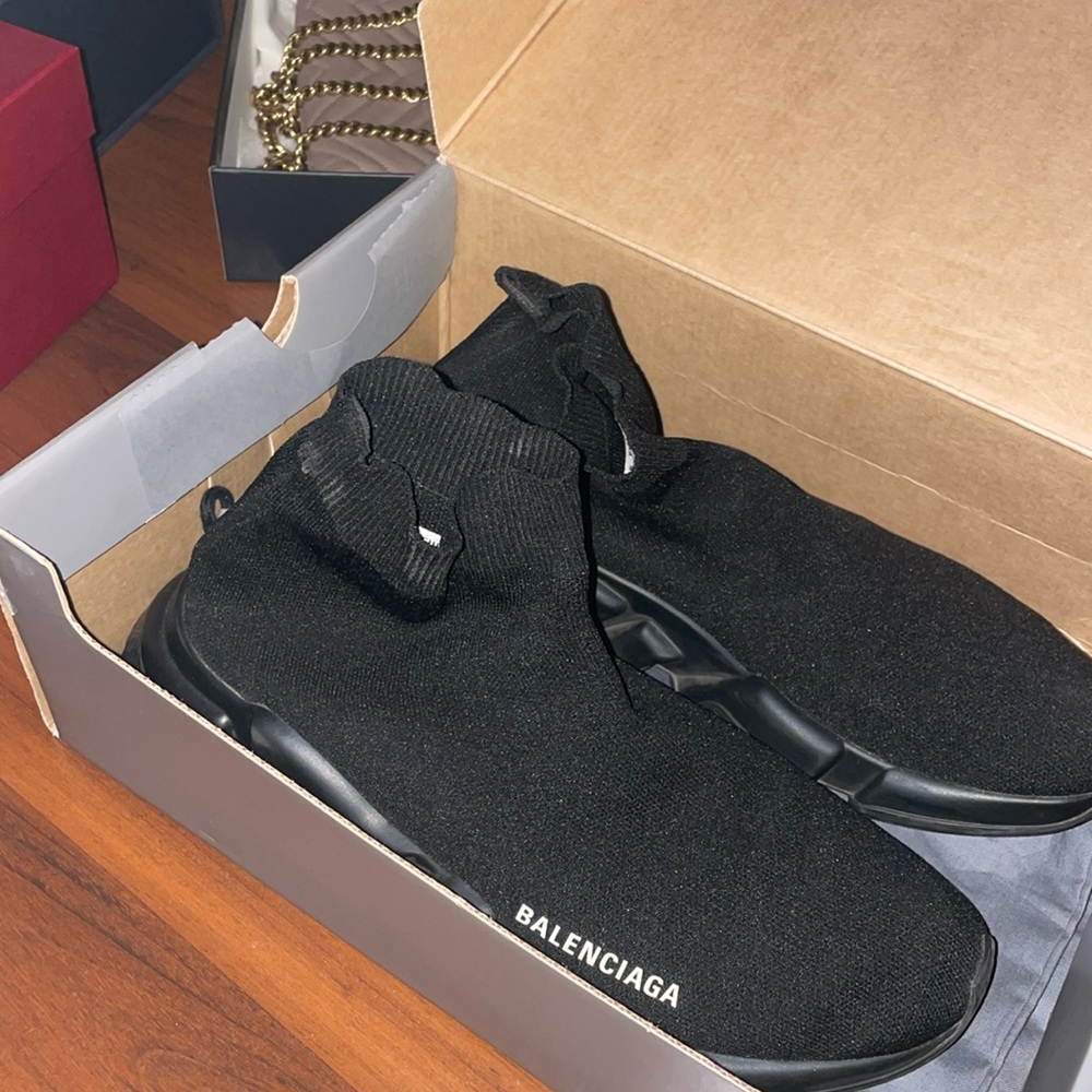 Balenciaga black size 11